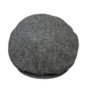 Haband Cabbie Newsboy Cap Men Lined Adjustable Backstrap Herringbone Size OSFA‎